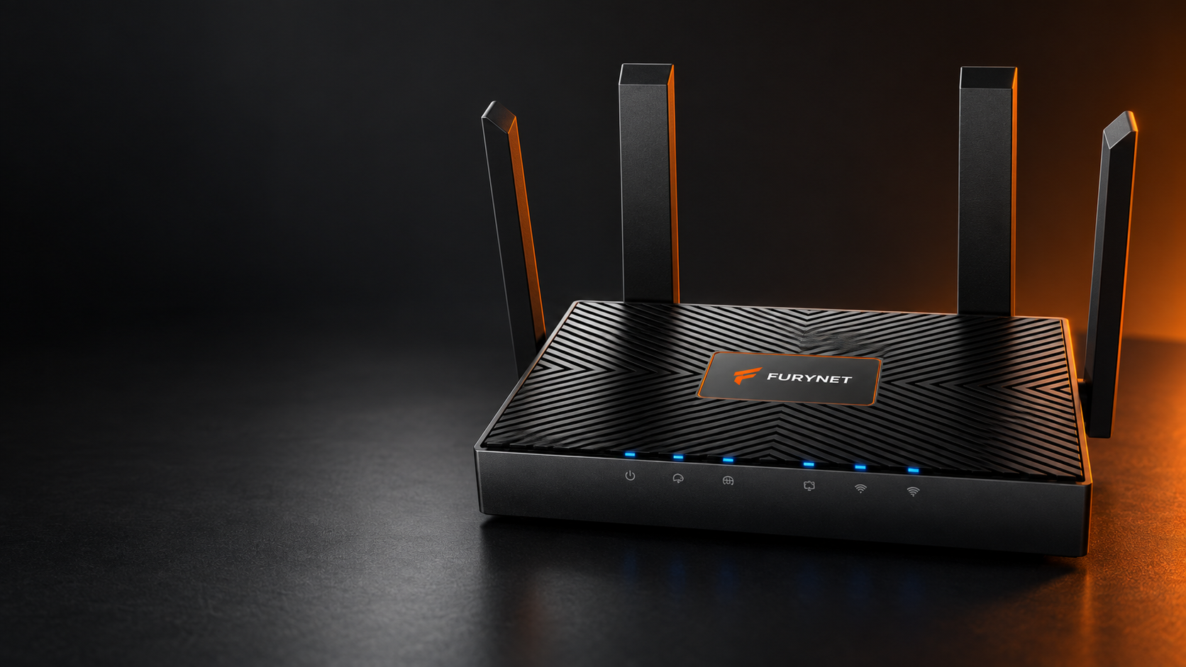 Роутер FURYNET ROUTER SuperOne крупным планом